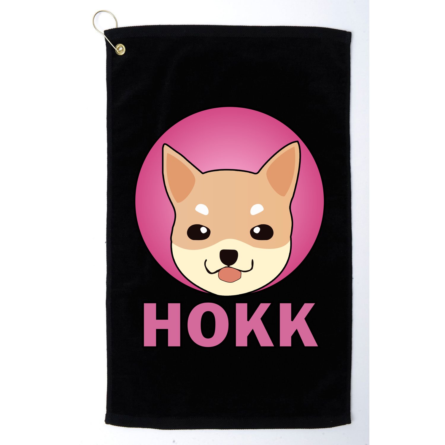 HOKK Hokkaidu Inu Crypto Currency Golf Towel
