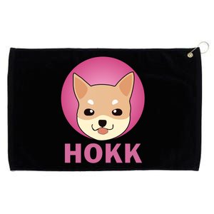 HOKK Hokkaidu Inu Crypto Currency Grommeted Golf Towel