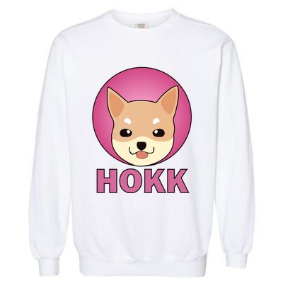 HOKK Hokkaidu Inu Crypto Currency Garment-Dyed Sweatshirt