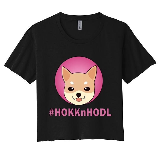 HokknHodl Hokk And Hold Crypto  Crop Top