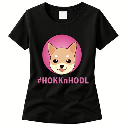 HokknHodl Hokk And Hold Crypto  Womens T-Shirt