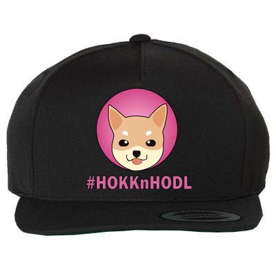 HokknHodl Hokk And Hold Crypto  Wool Snapback Cap