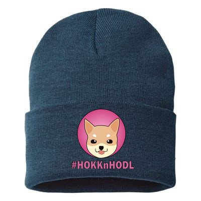 HokknHodl Hokk And Hold Crypto  Sustainable Knit Beanie