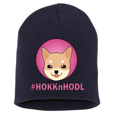 HokknHodl Hokk And Hold Crypto  Short Acrylic Beanie