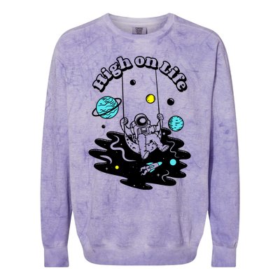 High On Life Colorblast Crewneck Sweatshirt