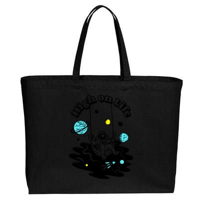 High On Life Cotton Canvas Jumbo Tote