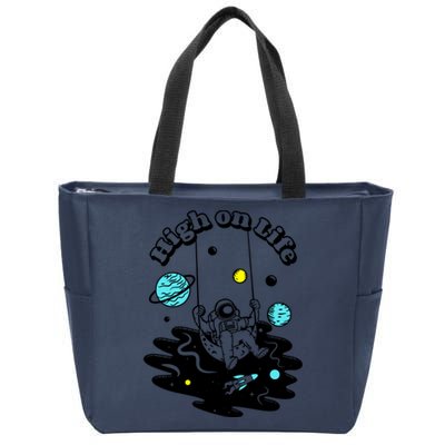 High On Life Zip Tote Bag