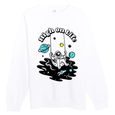 High On Life Premium Crewneck Sweatshirt