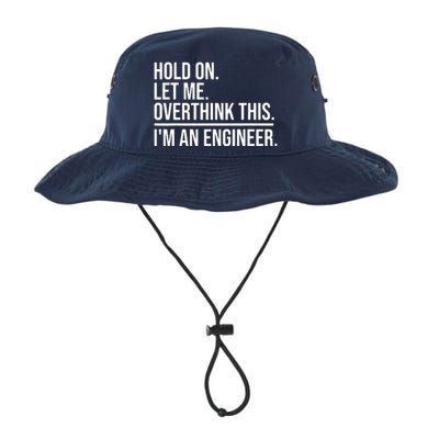 Hold On Let Me Overthink This Funny Engineer Engineering Legacy Cool Fit Booney Bucket Hat