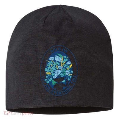 Hold On Let Me Overthink This Floral Sustainable Beanie