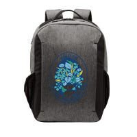 Hold On Let Me Overthink This Floral Vector Backpack