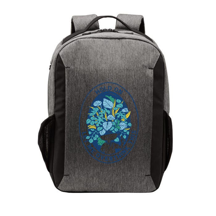 Hold On Let Me Overthink This Floral Vector Backpack