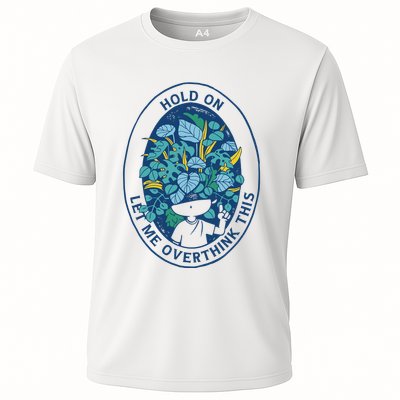 Hold On Let Me Overthink This Floral Performance Shirt