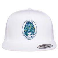 Hold On Let Me Overthink This Floral Flatbill Hat