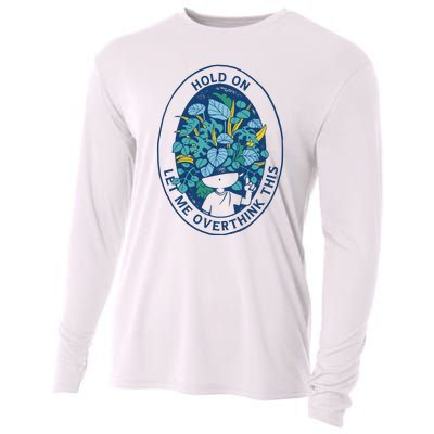 Hold On Let Me Overthink This Floral Cooling Performance Long Sleeve Crew