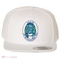 Hold On Let Me Overthink This Floral Wool Snapback Cap