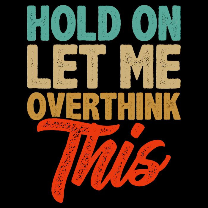 Hold On Let Me Overthink This Zip Tote Bag