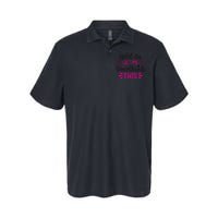 Hold On Let Me Overthink This Graphic Softstyle Adult Sport Polo