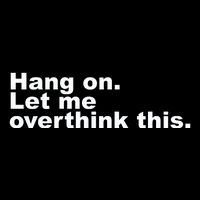 Hang On. Let Me Overthink This Drawstring Bag