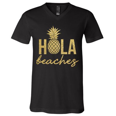 Hola Beaches Limited Edition V-Neck T-Shirt
