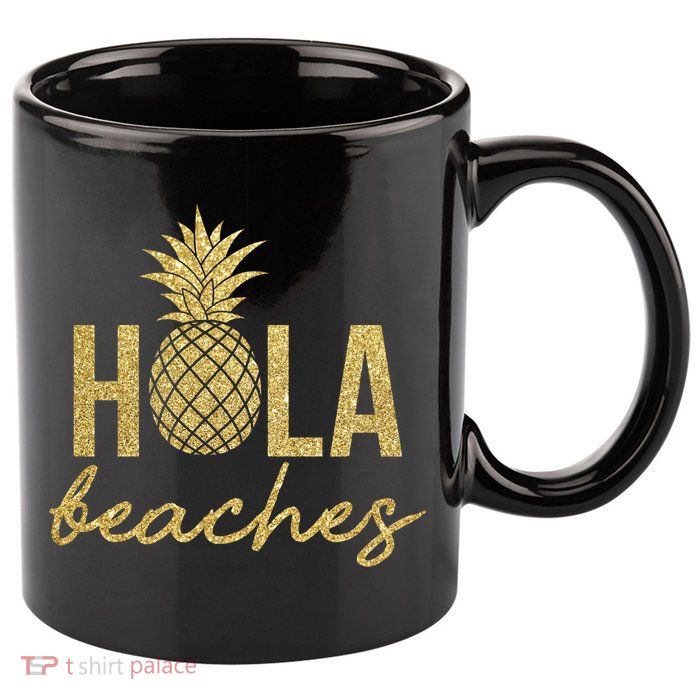 Hola Beaches Limited Edition 11oz C Handle Ceramic Mug