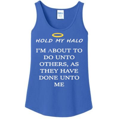 Hold My Halo Ladies Essential Tank