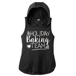 Holiday Baking Team Ladies PosiCharge Tri-Blend Wicking Draft Hoodie Tank