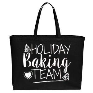 Holiday Baking Team Cotton Canvas Jumbo Tote