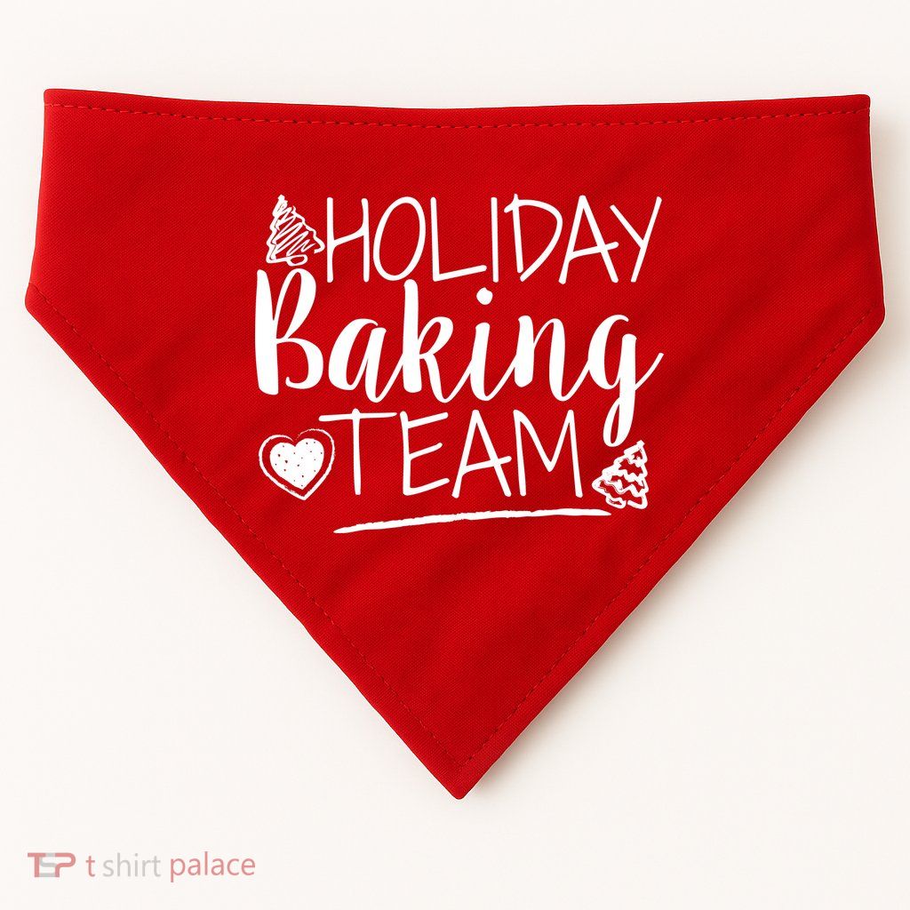 Holiday Baking Team USA-Made Doggie Bandana