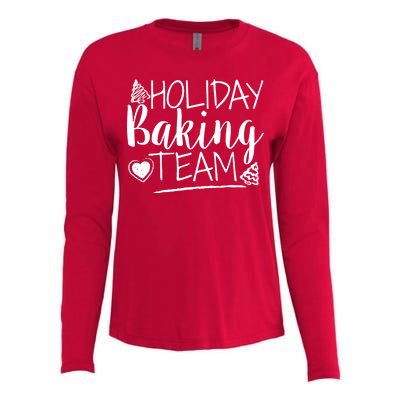 Holiday Baking Team Womens Cotton Relaxed Long Sleeve T-Shirt