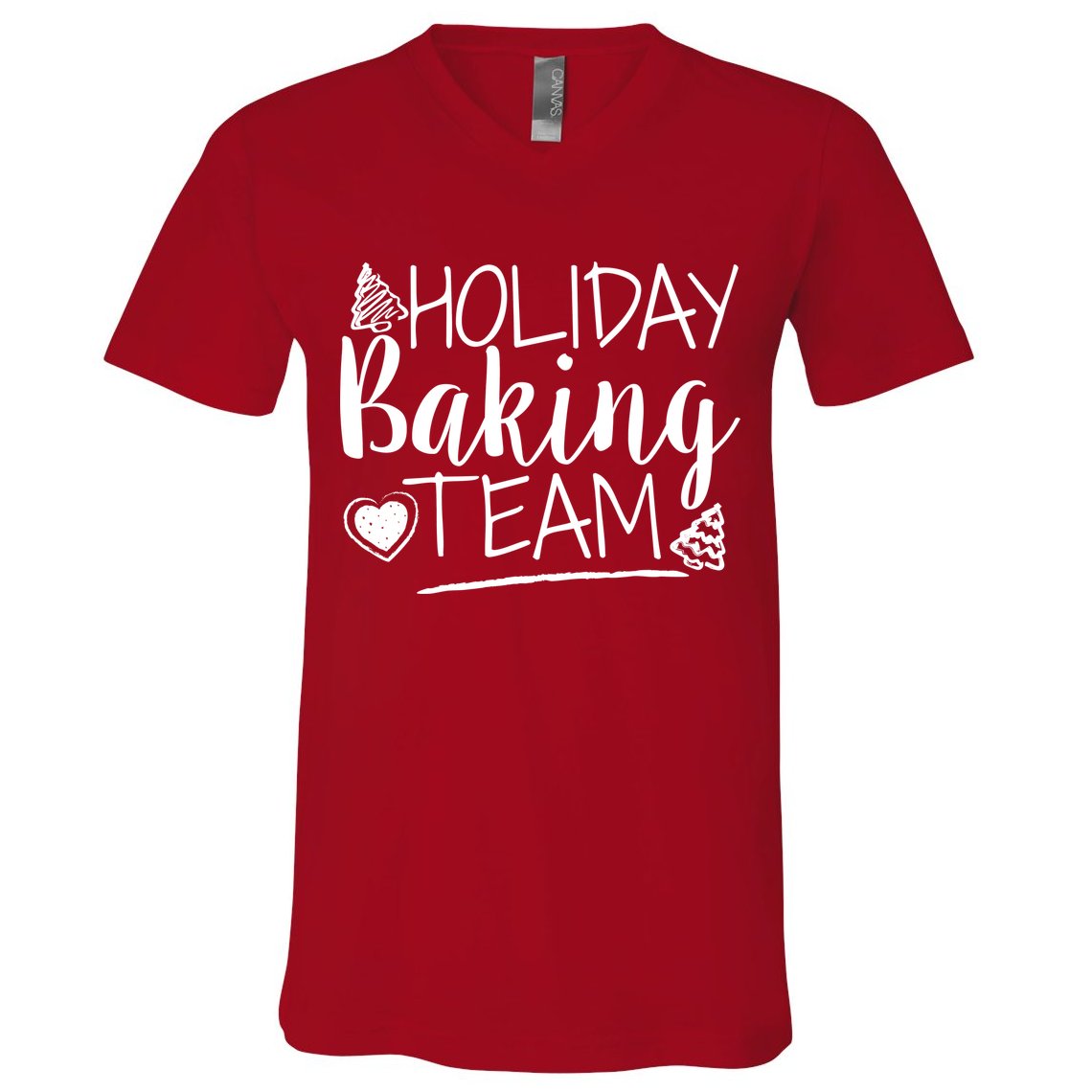 Holiday Baking Team V-Neck T-Shirt