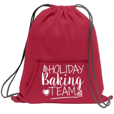 Holiday Baking Team Sweatshirt Cinch Pack Bag