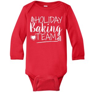 Holiday Baking Team Baby Long Sleeve Bodysuit