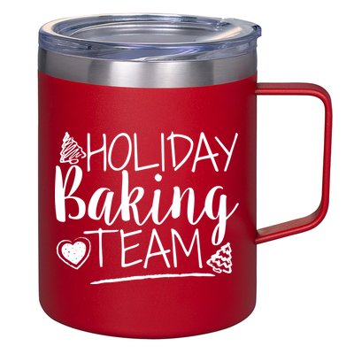 Holiday Baking Team 12oz Stainless Steel Coffee Mug