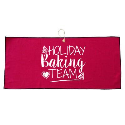Holiday Baking Team Large Microfiber Waffle Golf Towel