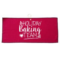 Holiday Baking Team Large Microfiber Waffle Golf Towel