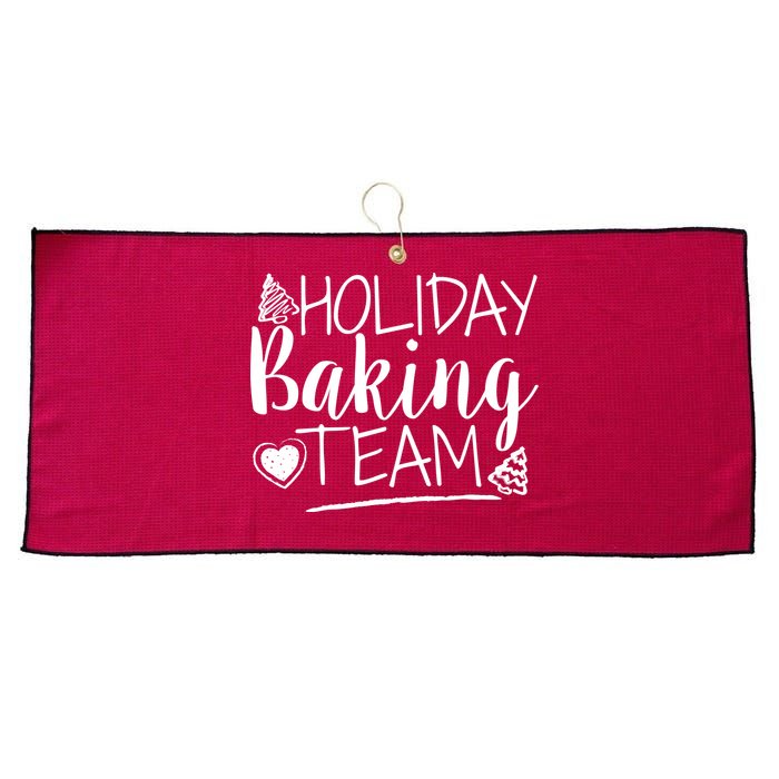 Holiday Baking Team Large Microfiber Waffle Golf Towel