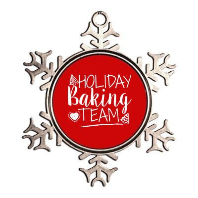 Holiday Baking Team Metallic Star Ornament