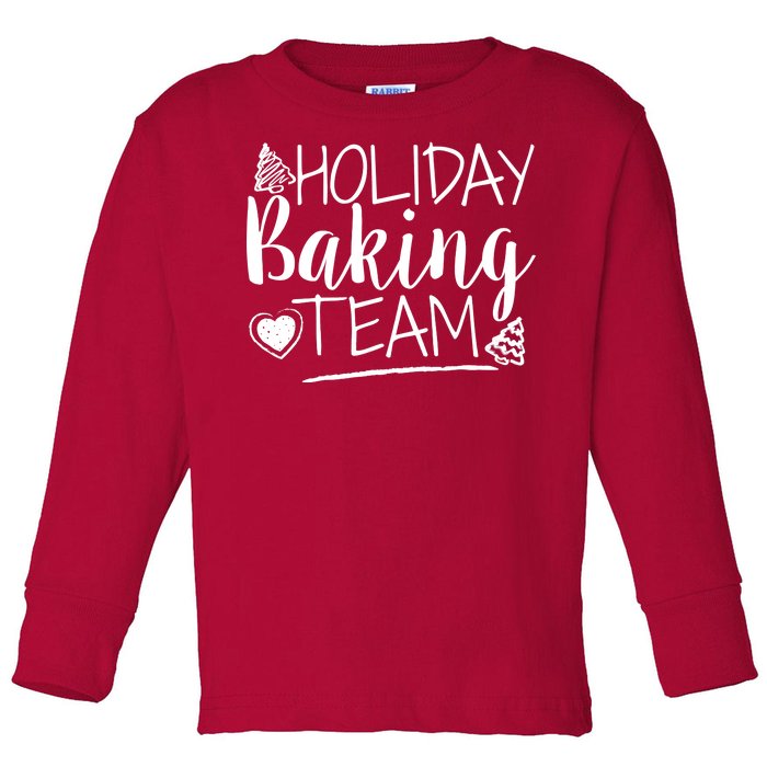 Holiday Baking Team Toddler Long Sleeve Shirt