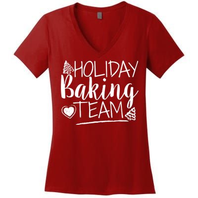 Holiday Baking Team Women's V-Neck T-Shirt