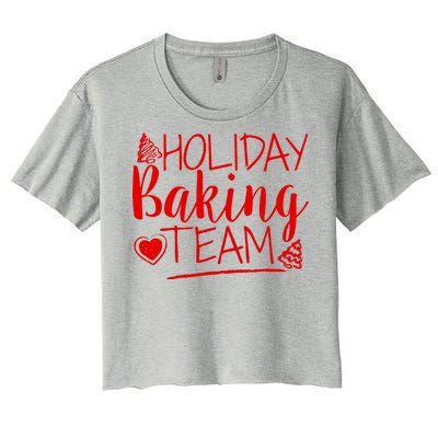 Holiday Baking Team Women's Crop Top Tee