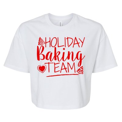 Holiday Baking Team Bella+Canvas Jersey Crop Tee