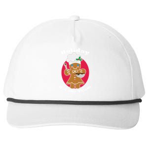 Holiday Baking Team Gingerbread Snapback Five-Panel Rope Hat