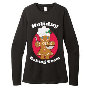 Holiday Baking Team Gingerbread Womens CVC Long Sleeve Shirt