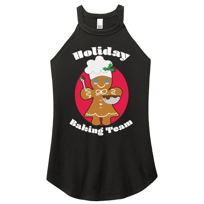 Holiday Baking Team Gingerbread Women's Perfect Tri Rocker Tank