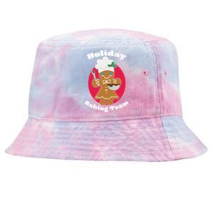 Holiday Baking Team Gingerbread Tie-Dyed Bucket Hat