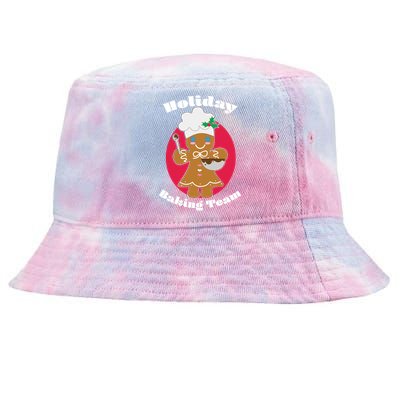 Holiday Baking Team Gingerbread Tie-Dyed Bucket Hat