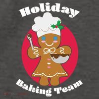 Holiday Baking Team Gingerbread Vector Backpack