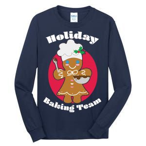 Holiday Baking Team Gingerbread Tall Long Sleeve T-Shirt