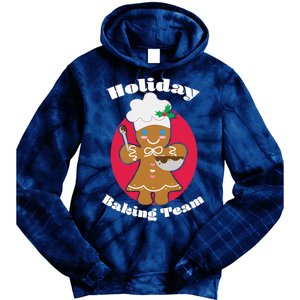 Holiday Baking Team Gingerbread Tie Dye Hoodie